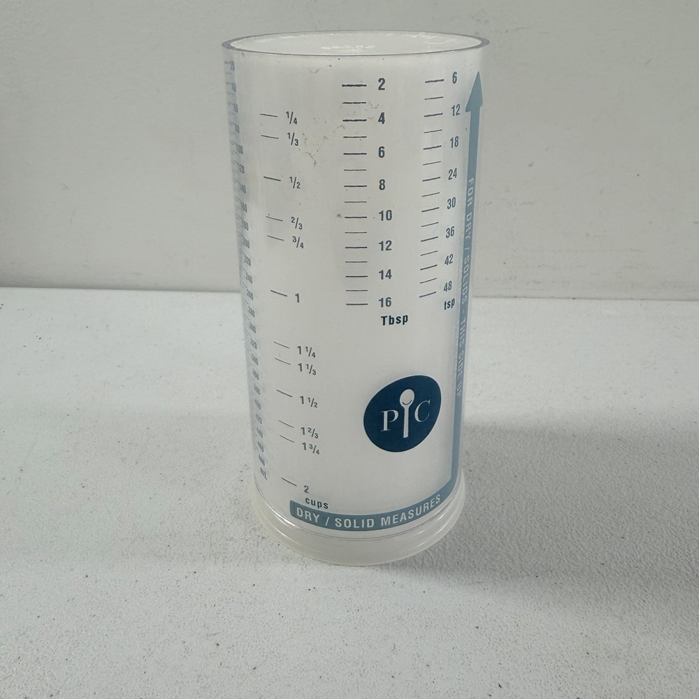 Pampered Chef Measure All 2 Cup Measuring Tube #2225 Wet Dry Made in USA